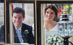 Princess Eugenie and James Brooksbank Ride in Style After Royal Wedding
