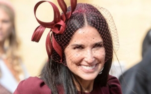 Demi Moore Thanked Stella McCartney for Royal Wedding Dress on Instagram Debut