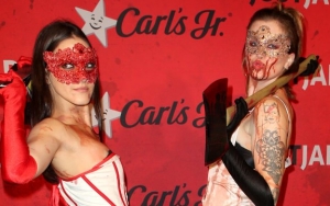 Ireland and Alaia Baldwin Are Sexy, Sinister Killers at Halloween Party