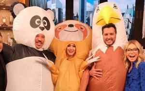 Katy Perry Is Bubbly Giant Sloth as She Dresses Up for Halloween