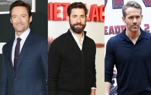 Hugh Jackman Begs John Krasinski and Ryan Reynolds Not to Gang Up on Him After Epic Twitter Roast