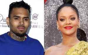 Chris Brown Reprimanded by Rihanna's Fans for Thirsting Over Her Sexy Photo