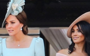 What Feud? Kate Middleton Shares She's Just Excited for Meghan Markle's Baby