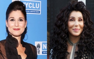Stephanie J Block Finds Her Cher Voice While Bleaching Her Teeth
