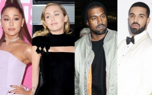 Ariana Grande and Miley Cyrus Join Forces to Beg Kanye West and Drake to Behave