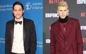 Pete Davidson Gets Special Stage Seat at Machine Gun Kelly's Cleveland Show