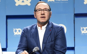 Kevin Spacey Bizarrely Hides Face With Balaclava in Rare Outing After Sexual Assault Allegations