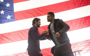 Milo Ventimiglia and Wilmer Valderrama Celebrate Christmas With U.S. Troops 