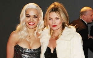 Rita Ora Celebrates Kate Moss' 45th Birthday With Their Naked in Bed Post