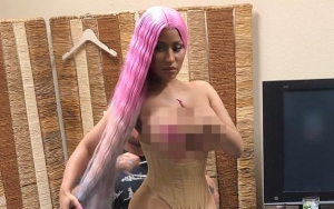 Nicki Minaj Confirms Fifth Album Is Done, Promotes New Music Releases With Topless Pic