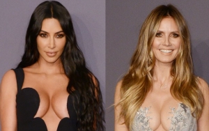 Pictures: Kim Kardashian, Heidi Klum Set Pulse Racing at amfAR Gala 