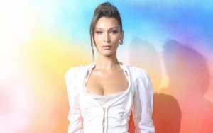 Bella Hadid Turns Heads in Giant Eccentric Dress on New York Fashion Week