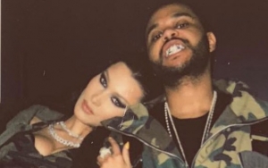 Bella Hadid Celebrates The Weeknd's 29th Birthday in Matching Camouflage Outfits