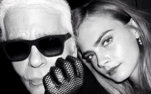 Cara Delevingne Urges Karl Lagerfeld's Critics to 'Use Love Instead of Hate'