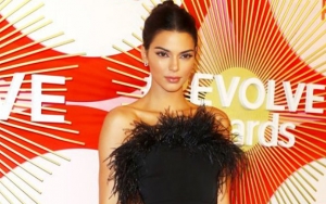 Kendall Jenner Flashes Her Crotch in Raunchy Sideless Dress at Oscars After-Party