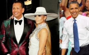 Alex Rodriguez Shows Off Barack Obama's Message for Jennifer Lopez Engagement