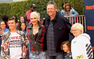 Blake Shelton Makes First Red Carpet Appearance With Gwen Stefani and Her Children