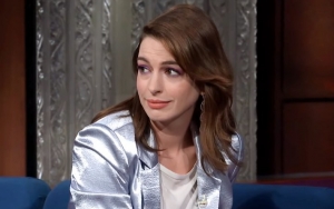 Watch: Anne Hathaway Recounts Striking Awkward Pose to Hide Wardrobe Malfunction 