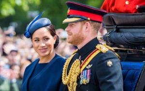 Meghan Markle Appears to Get Told Off by Prince Harry at Trooping the Colour - Watch