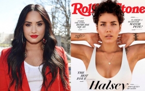 Demi Lovato Stands by Halsey Amid Criticism Over Unshaven Armpits