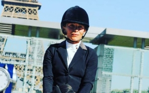 Mary-Kate Olsen Puts Equestrian Skills on Display at Show Jumping Competition
