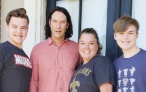 Keanu Reeves Surprises Fans With Sweet Message on a Yard Sign