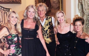 Rod Stewart Celebrates Kimberly's 40th Birthday With Ex-Wives