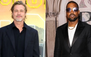 Brad Pitt Shows Up at Kanye West's Sunday Service in Watts