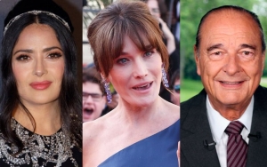 Salma Hayek and Carla Bruni Pay Final Respects to Jacques Chirac at Paris Funeral