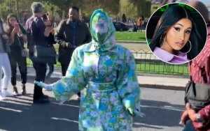 Cardi B's Bizarre Head-to-Toe Outfit Sparks Debate About Double Standard in France