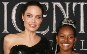 Angelina Jolie's Daughter Zahara Shows Her Natural Curls at 'Maleficent 2' Rome Premiere