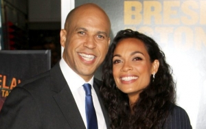 Rosario Dawson and Cory Booker Flaunt PDA in Rare Red Carpet Appearance