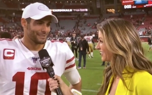 Twitter Goes Nuts After Jimmy Garoppolo Shoots His Shot at Erin Andrews in Interview