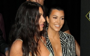 Yikes! Kim Kardashian Cuts Off Kourtney on Red Carpet, Says She Saves Her From Embarrassment