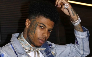 Blueface Has Epic Reaction to Female Fan Twerking on Him