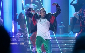 Chris Brown Debuts New Colorful Hair, Internet Isn't Impressed