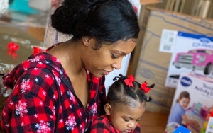 Porsha Williams' Daughter Pilar Looks Adorable While Opening First Christmas' Gift