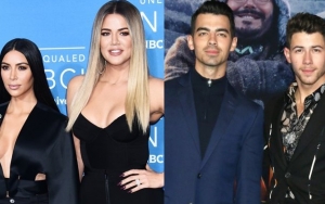 Kim Kardashian Shocked by Jonas Brothers' Epic Impersonation of Her Purse Fight With Khloe