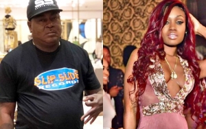 Trick Diddy's GF Nikki Natural's Wig Is Snatched Off, Reveals Bald Head