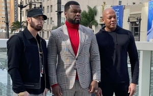 Eminem and Dr. Dre Help Celebrate 50 Cent at His Hollywood Walk of Fame Ceremony