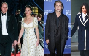 Here's Prince William and Kate Middleton's Response to Brad Pitt's Megxit Joke at BAFTA