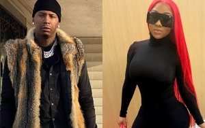 MoneyBagg Yo Shows Bruised Face During Live After Getting Punched by GF Ari Fletcher