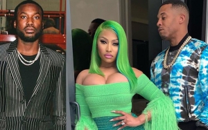 Meek Mill Caught Throwing Shade at Nicki Minaj's Husband