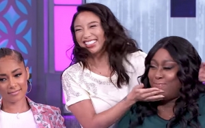 Amanda Seales Looks Annoyed When Jeannie Mai Kisses Loni Love