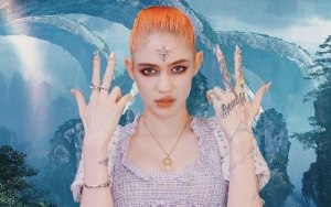 Pregnant Grimes Sends Digital Avatar to Replace Her in Photoshoot