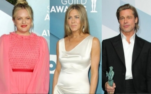 Elisabeth Moss on Jennifer Aniston Holding Hands With Brad Pitt at SAG Awards: It's No Big Deal