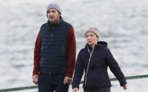 Find Out Why Lesley Manville Has Liam Neeson Muted on WhatsApp
