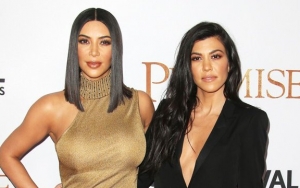 Kim and Kourtney Kardashian Flaunt Body Goals in Latex at Kanye West's Sunday Service in Paris