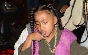 Kanye West's Daughter Shows Off Rap Skills at Yeezy Show in Paris Fashion Week 