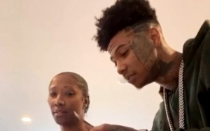 Blueface Slammed as Disrespectful for Cracking Egg on His Mom's Head for $1K